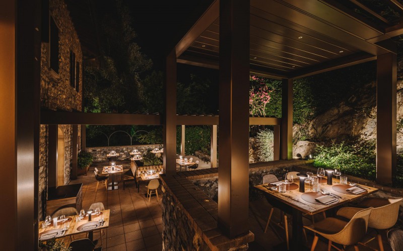 Piatto gourmet presentazione